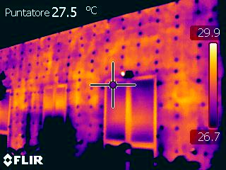 Termografia parete - ricerca perdita impianto idraulico nascosta senza demolizioni